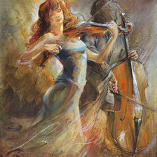 Схема вышивки «Серия "Тонкие линии"»