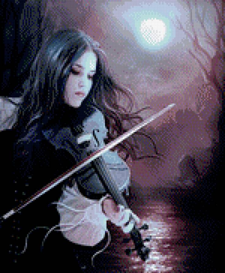 скрипачка - предпросмотр