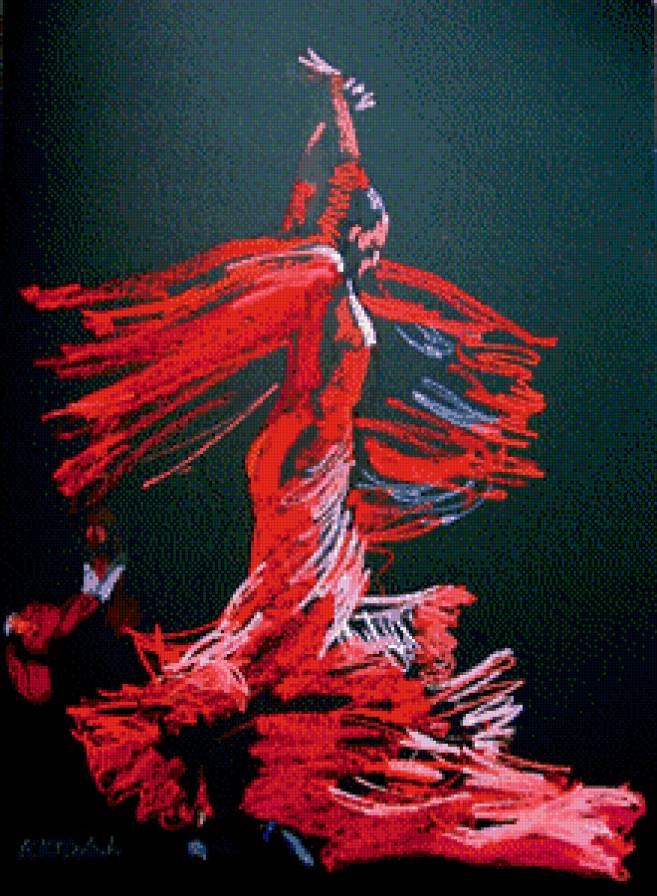 Фламенко 2 - девушка - предпросмотр