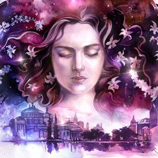 Схема вышивки «Фиолет»