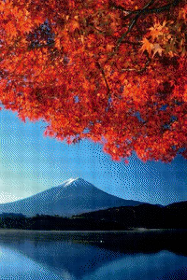 №535649 - осень, река, пейзаж, горы - предпросмотр