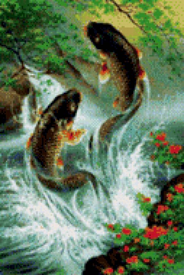 карпы прыгуны - деньги, карпы, богатство - предпросмотр