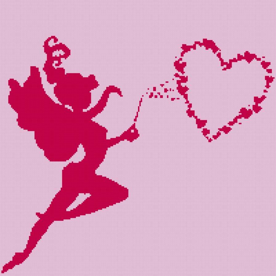 Феечка - монохром, фея - предпросмотр