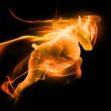 Схема вышивки «доберман»