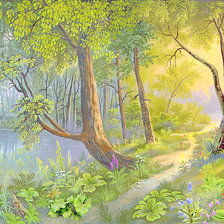 Схема вышивки «Сказочный лес»