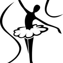 Схема вышивки «балерина»