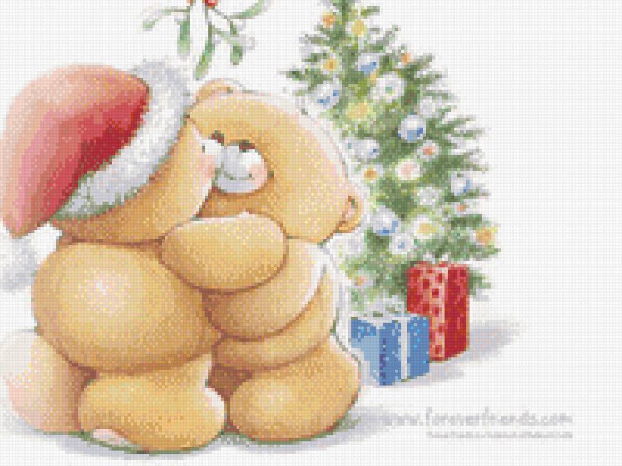 мишки новый год - елка, детская, новый год, мишки - предпросмотр