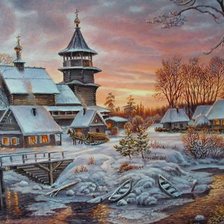 Схема вышивки «родные просторы»