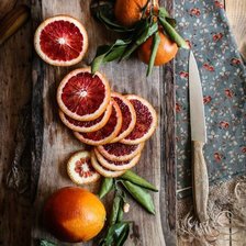 Схема вышивки «Апельсиновый натюрморт»