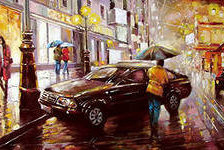 Схема вышивки «taxi»