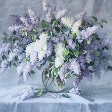 Схема вышивки «Сиреневый букет»