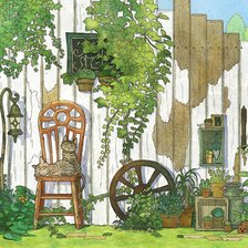 Схема вышивки «На даче»