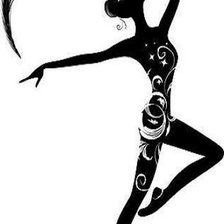 Схема вышивки «балерина»