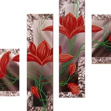 Схема вышивки «триптих»