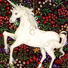 Схема вышивки «Единорог из сказки»