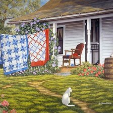 Схема вышивки «крыльцо»