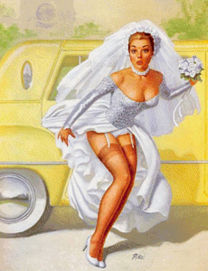 Новобрачная - невеста, новобрачная, девушка - предпросмотр