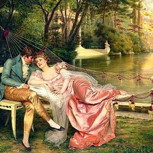 Схема вышивки «Ретро-свидание»