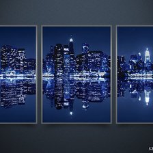 Схема вышивки «Нью-Йорк»