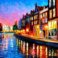 Схема вышивки «Ночная Венеция»