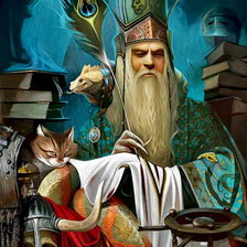 Схема вышивки «мудрец»