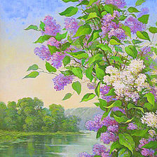 Схема вышивки «Пейзаж»