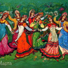 Схема вышивки «Хоровод»