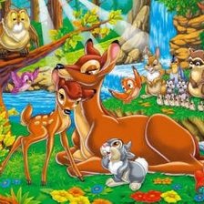 Схема вышивки «Бемби»