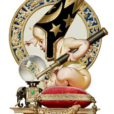 Схема вышивки «маленький астролог»