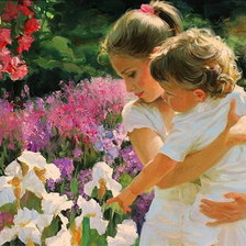 Схема вышивки «серия "мамы"»