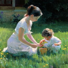 Схема вышивки «серия "мамы"»