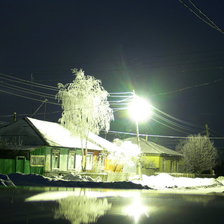 Схема вышивки «Зимний вечер»