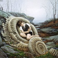 Схема вышивки «Древние аммониты»