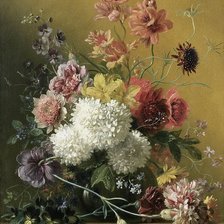 Схема вышивки «Старинный букет»