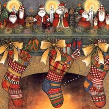 Схема вышивки «новый год»