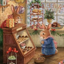 Схема вышивки «хомяки»