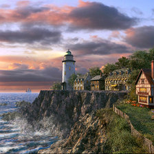 Схема вышивки «маяк»