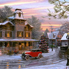 Схема вышивки «перед рождеством»