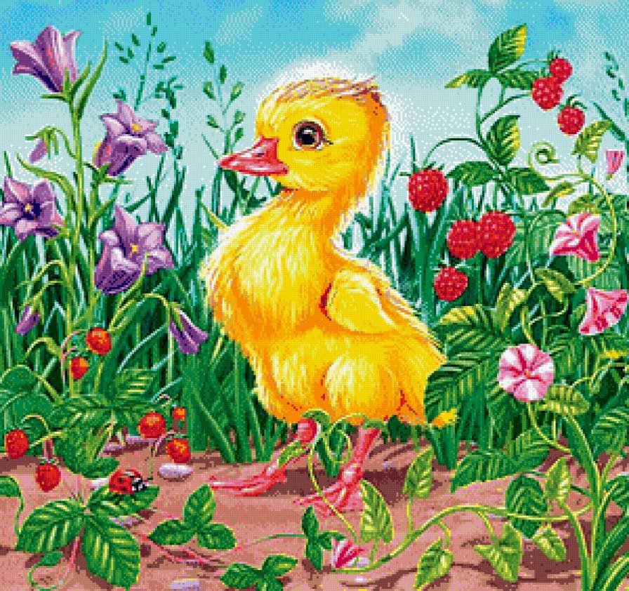 Утенок - утята, птенцы, птицы - предпросмотр