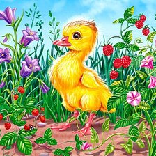 Схема вышивки «Утенок»