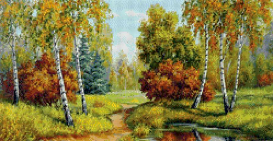 картина - осень, природа - предпросмотр