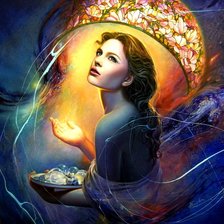 Схема вышивки «Хранительница света»