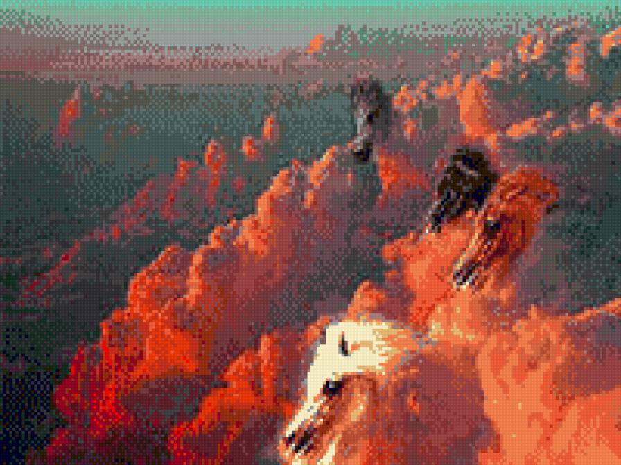 облака - облака, кони - предпросмотр