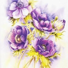 Схема вышивки «Цветы»