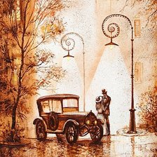 Схема вышивки «Городское свидание»