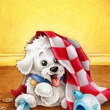 Схема вышивки «веселый щкнок»