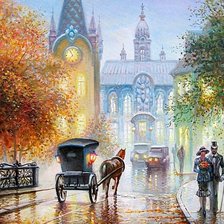 Схема вышивки «Прогулка»