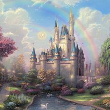 Схема вышивки «Замок Золушки»