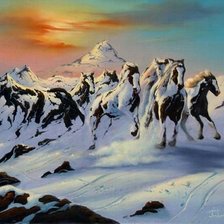 Схема вышивки «лавина»