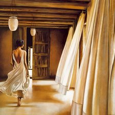 Схема вышивки «девушка»